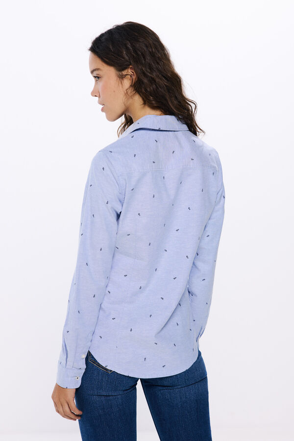 Springfield Camisa Oxford estampado