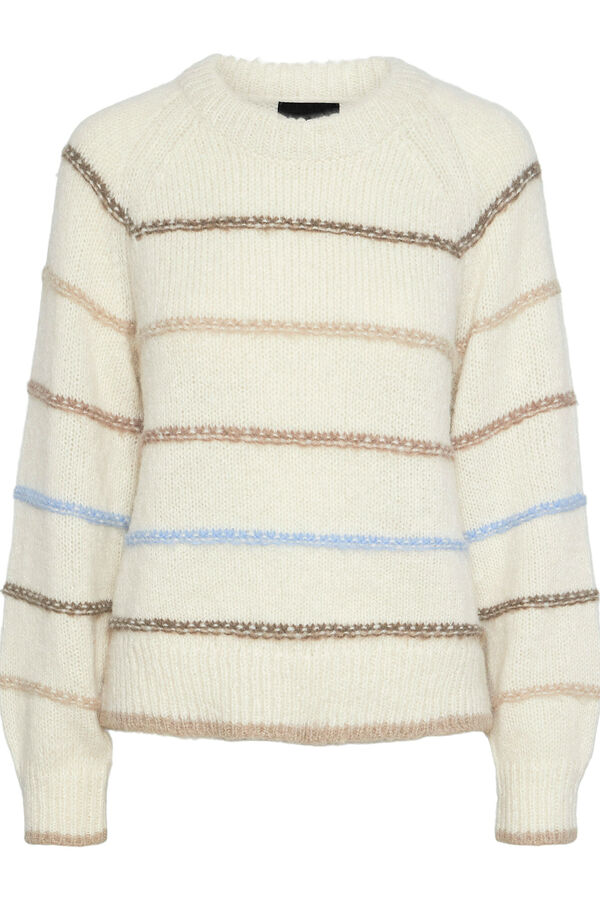 Pieces Jersey de punto de mujer gris