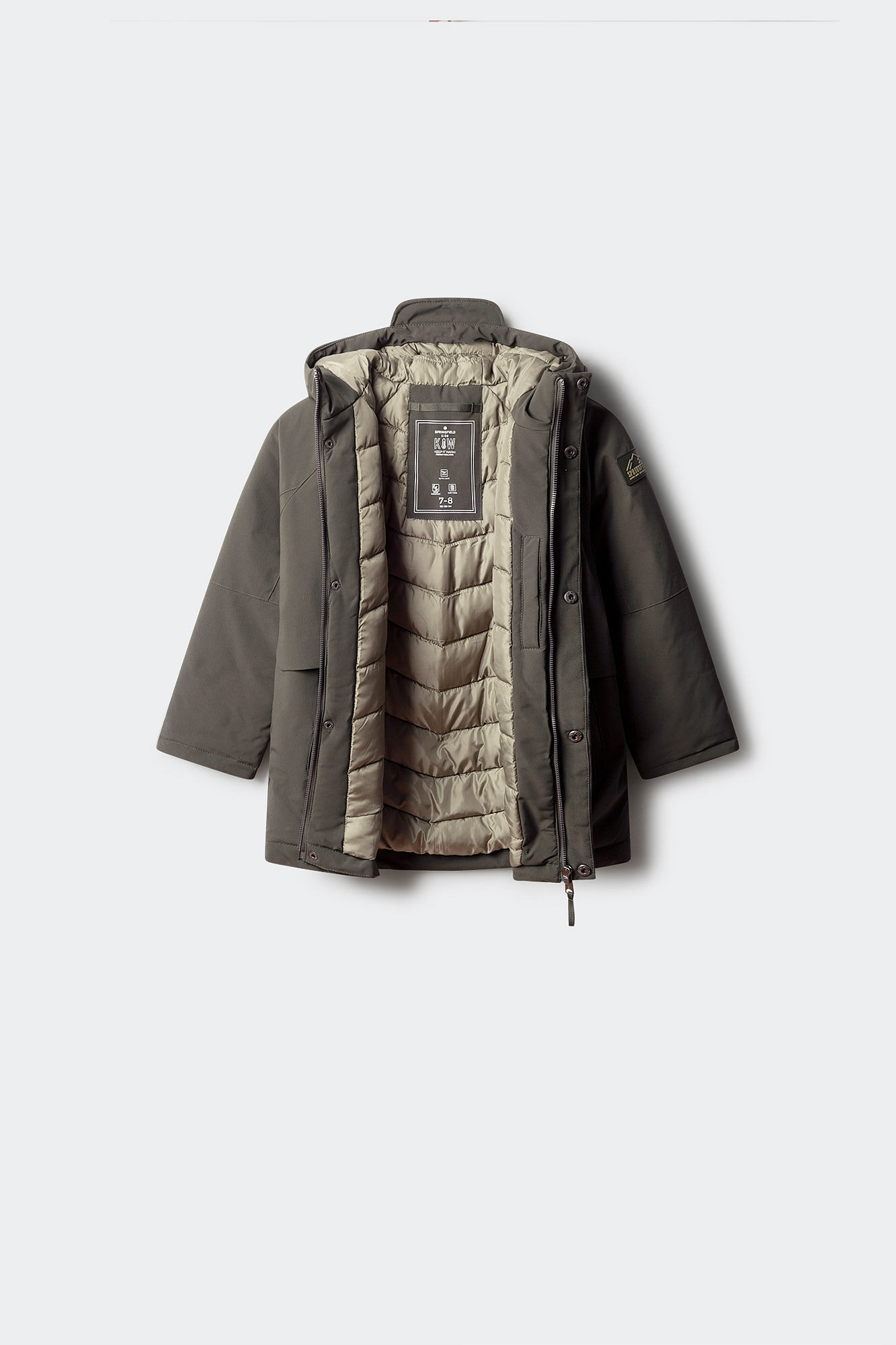 Springfield Kids Parka marrom para crian&ccedil;a
