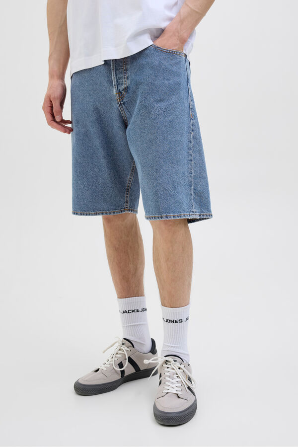 Jack & Jones Bermuda denim baggy fit azul