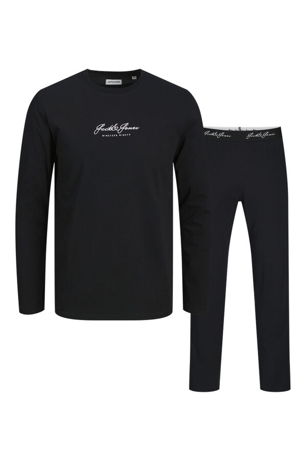 Jack & Jones Junior Conjunto de pijama com logo preto