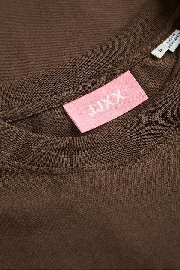 Jack & Jones Camiseta regular fit marr&oacute;n