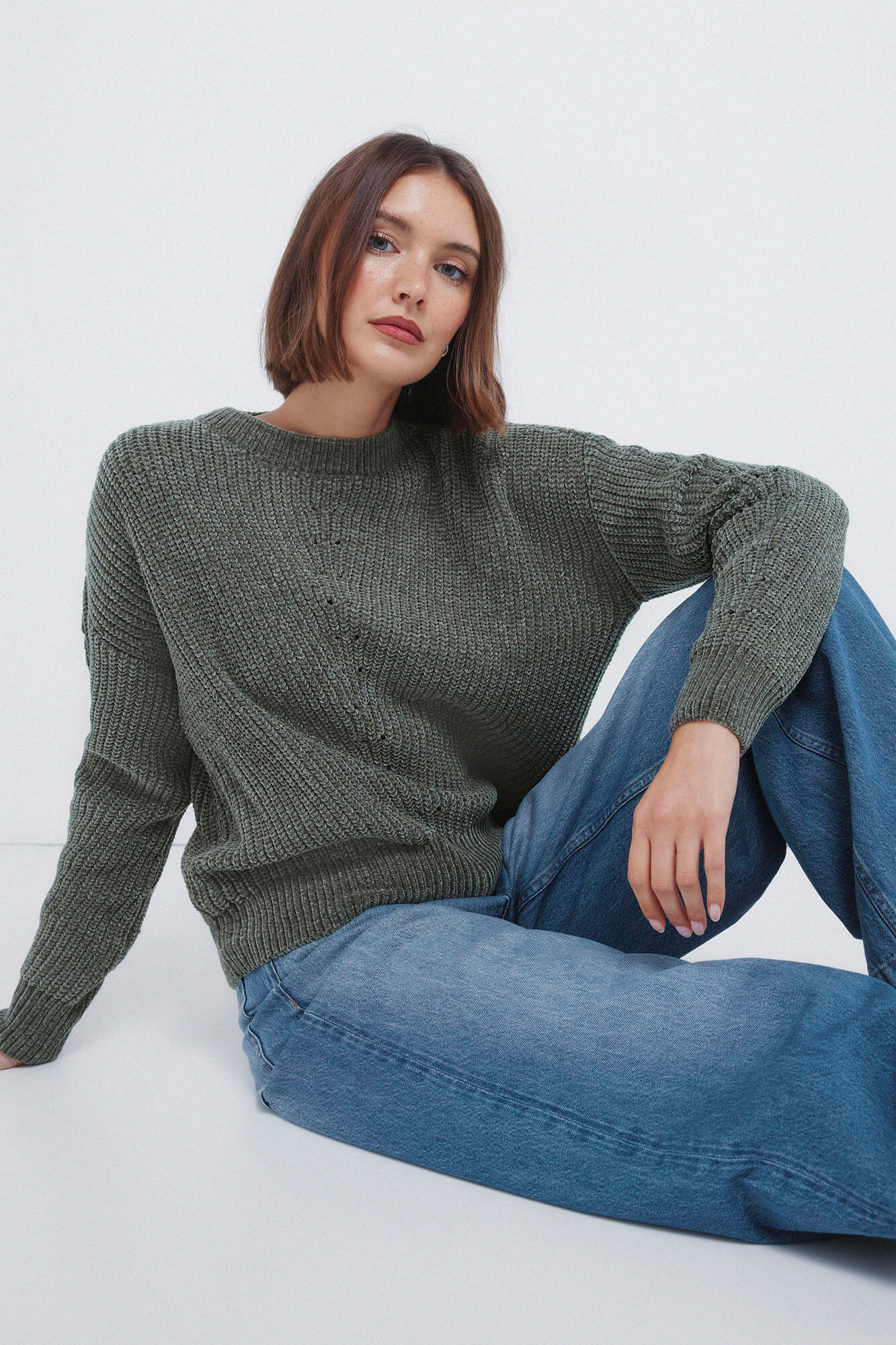 Springfield Camisola de lurex chenille