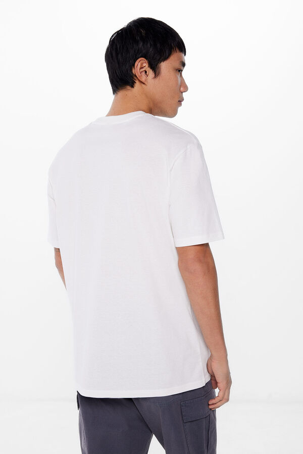 Springfield Camiseta state stronger blanco