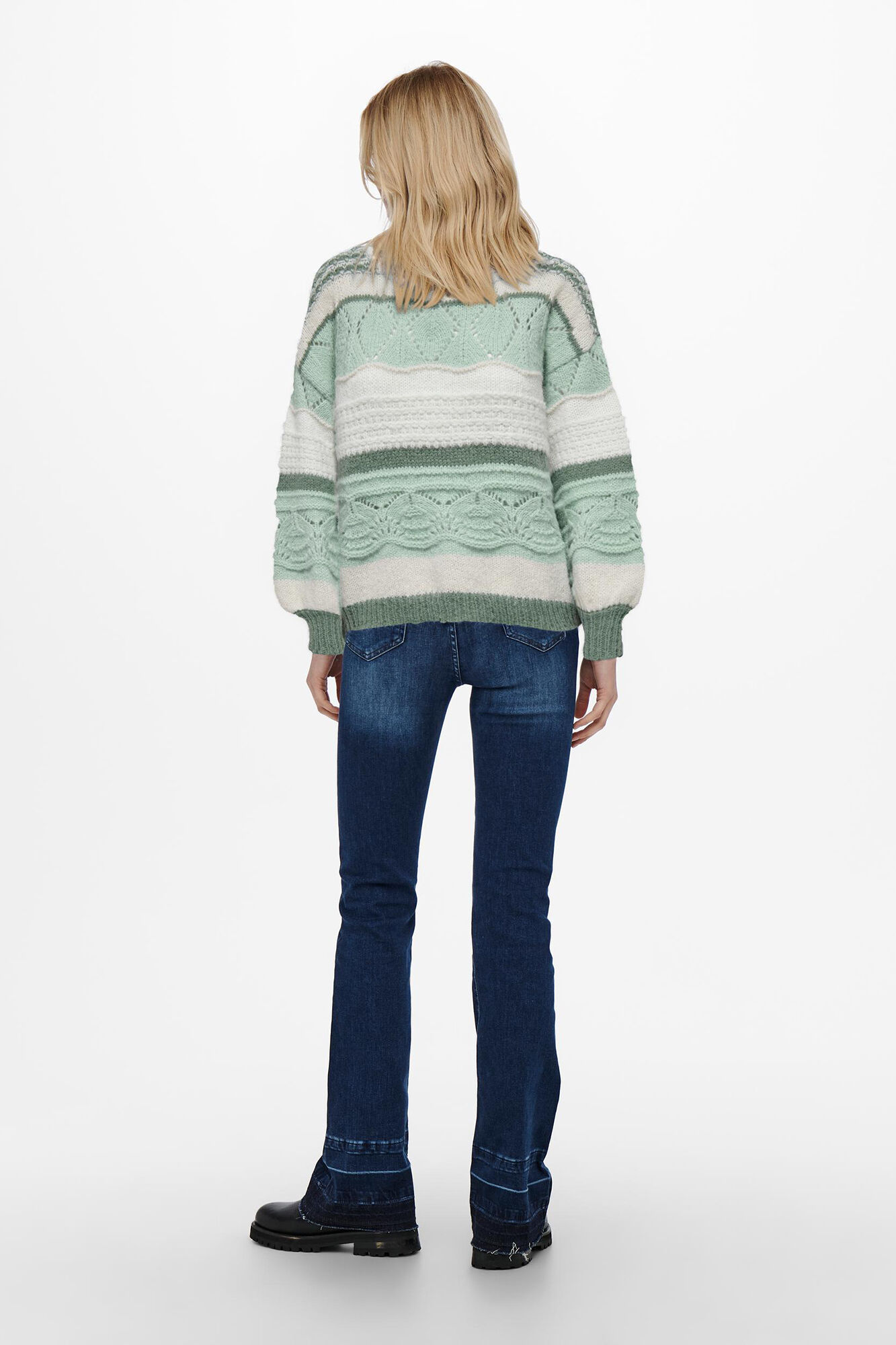 Only Camisola de malha gola redonda