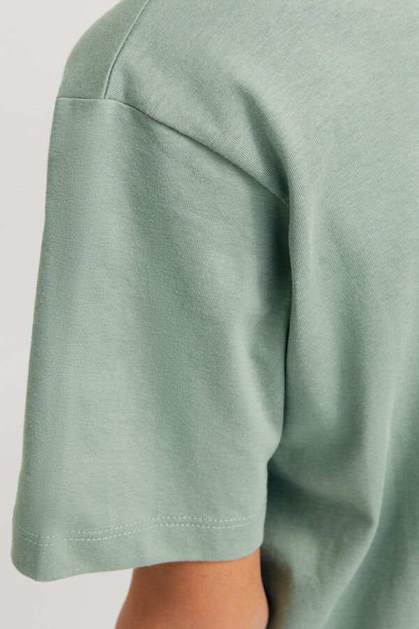 Jack & Jones Junior Camiseta estampada regular fit bege