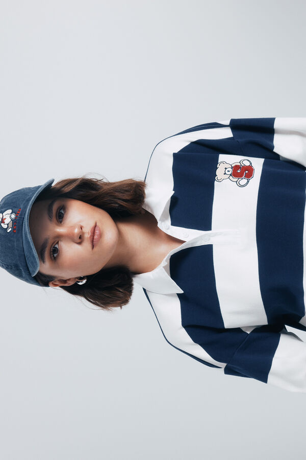 Springfield Polo rayas detalle bordado azul