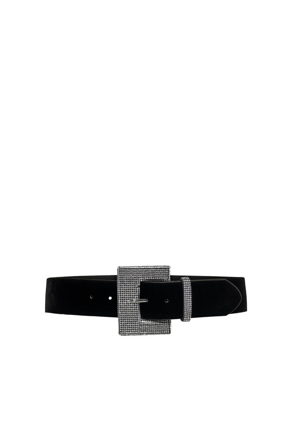 Springfield Cinto strass preto