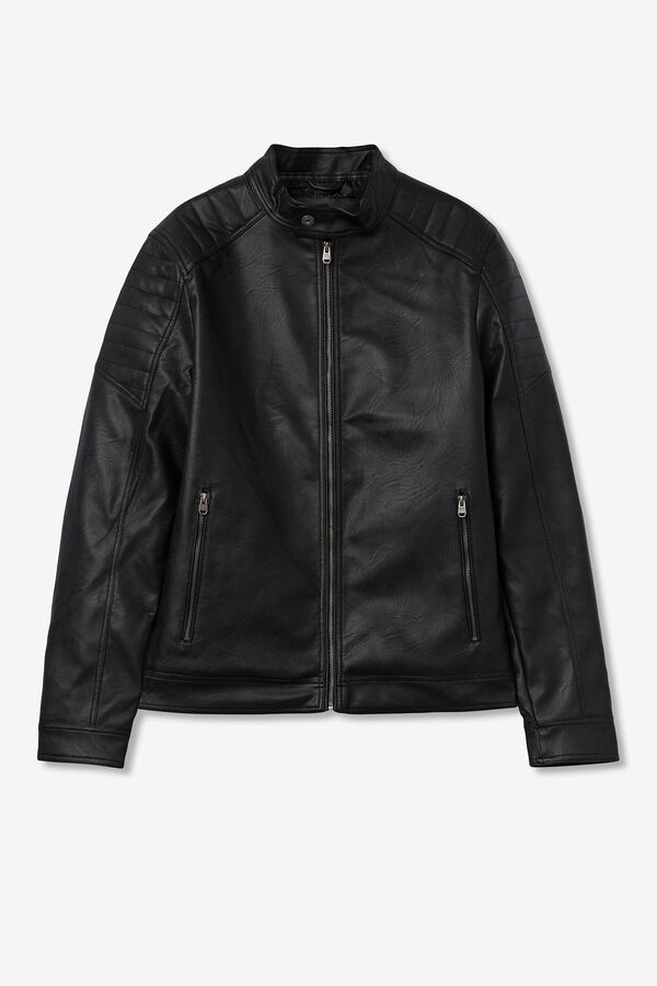 Tiffosi Blus&atilde;o Efeito Pele preto