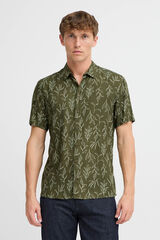 Blend Camisa de manga curta Bhadan     Caqui escuro