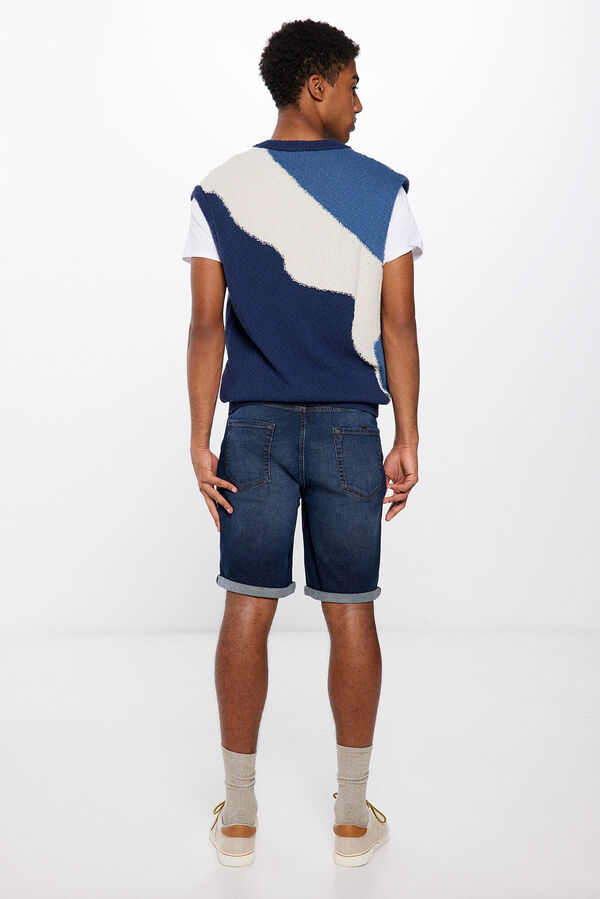 Springfield Bermuda vaquera regular fit azul