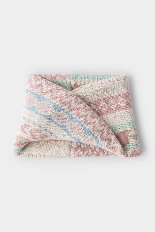 Springfield Kids Bufanda jacquard ni&ntilde;a nude