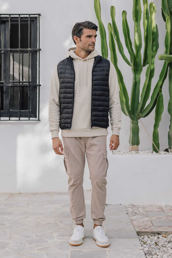 Celopman Colete Acolchoado preto