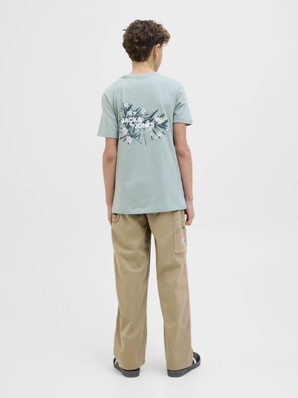 Jack & Jones Junior Pantal&oacute;n regular fit tostado