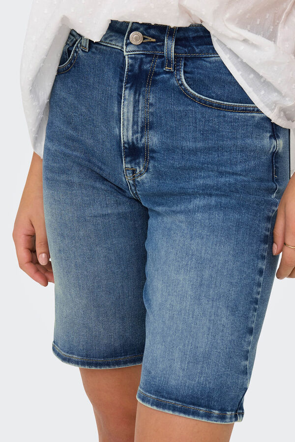 Only Bermuda denim regular fit azul