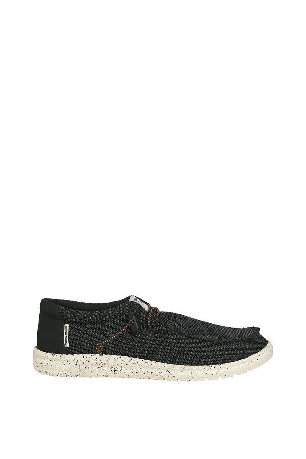 Jack & Jones Zapato Mocas&iacute;n Tejido negro