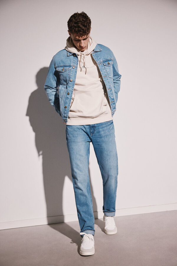 Springfield Jeans regular lavado medio oscuro azul
