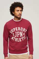 Superdry Sudadera Cuello Redondo burdeos