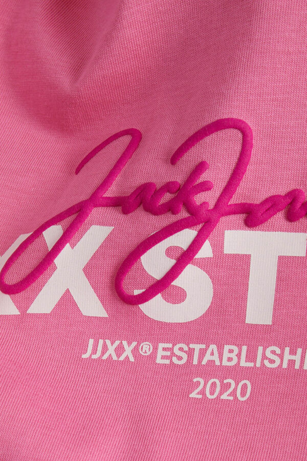 Jack & Jones T-shirt de manga curta rosa