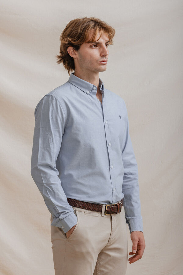 Celopman Camisa Oxford azul