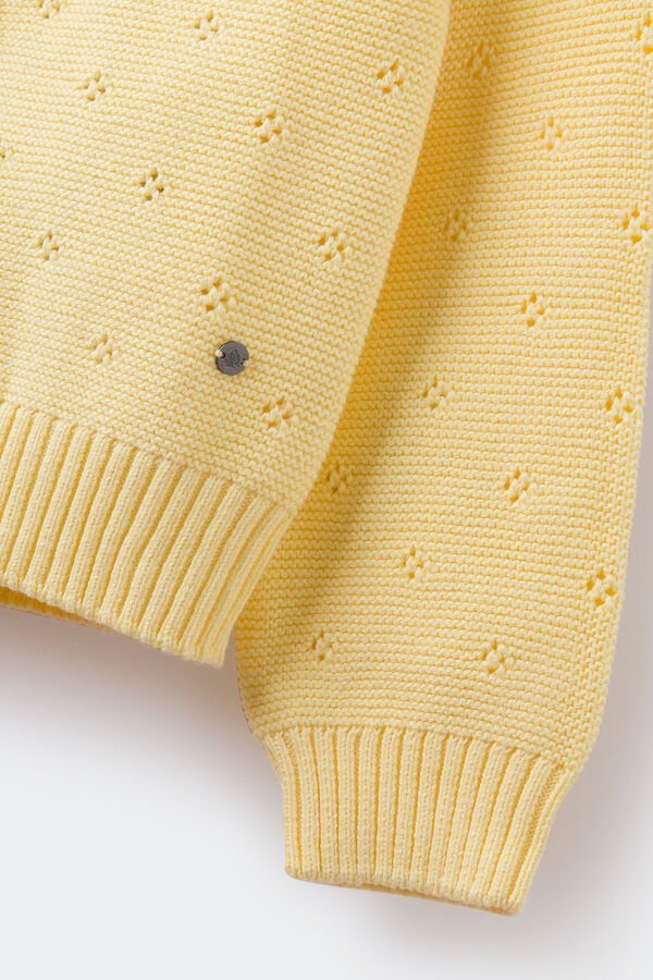 Springfield Kids Casaco de malha menina estampado