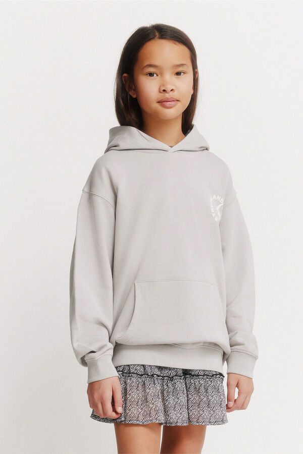 Springfield Kids Sweatshirt estampado de raio para menina cinzento
