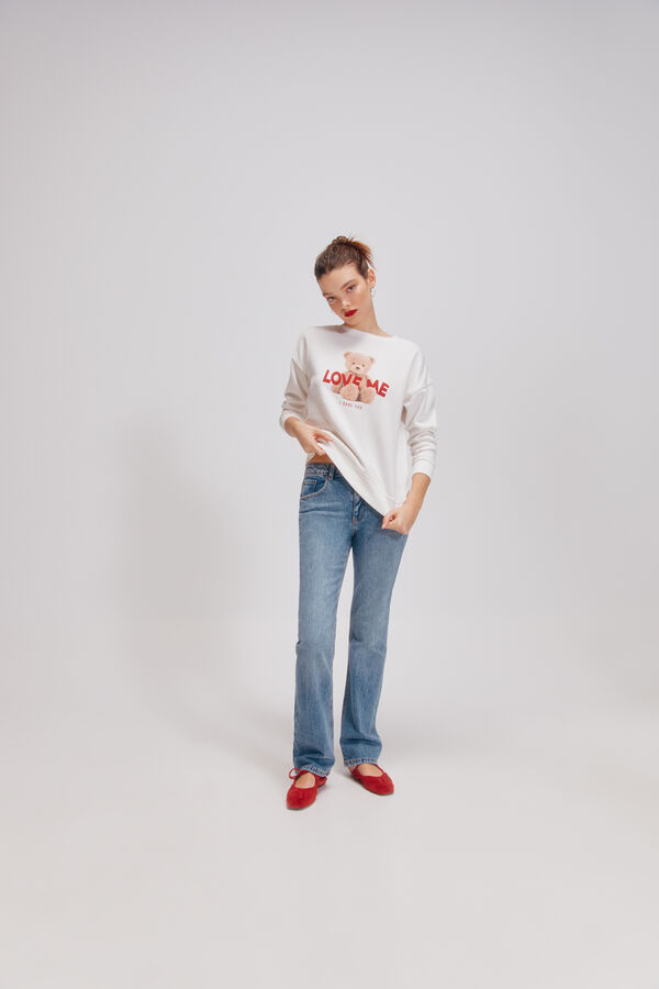 Springfield Sweatshirt "Me ame" estampado