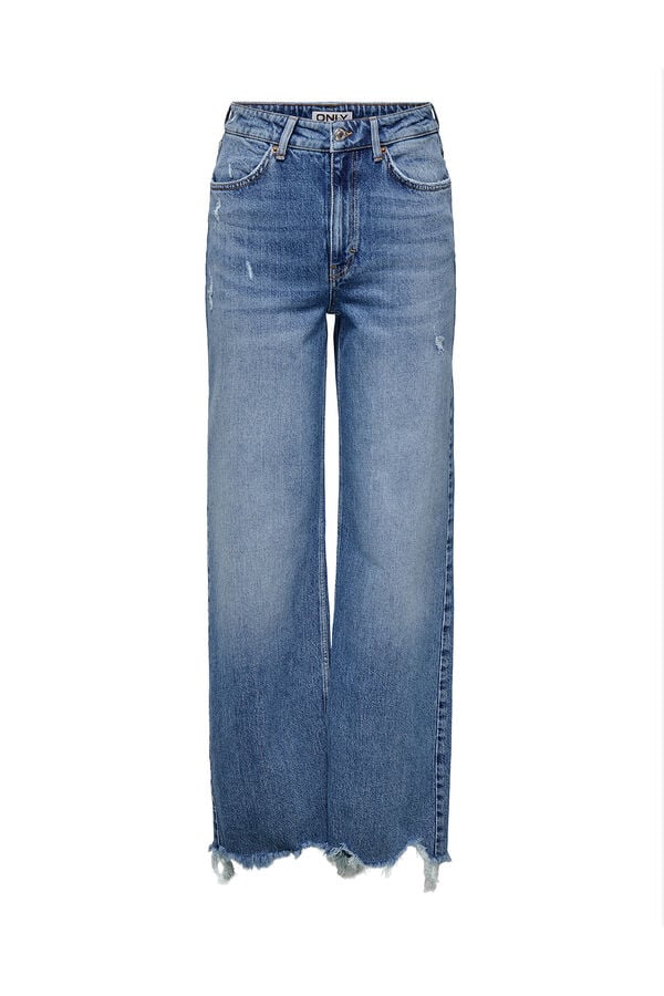 Only Jeans Wide Leg azul