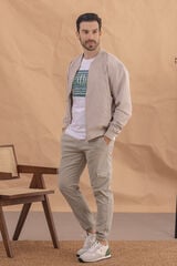Celopman Cal&ccedil;a cargo Chino com el&aacute;stico verde verde