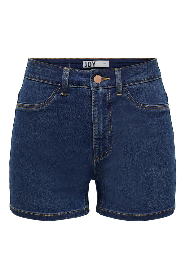 JDY Jeans curtos azul
