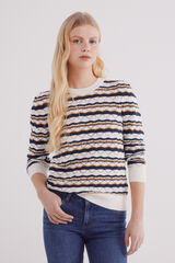 Springfield Jersey punto pointelle beige