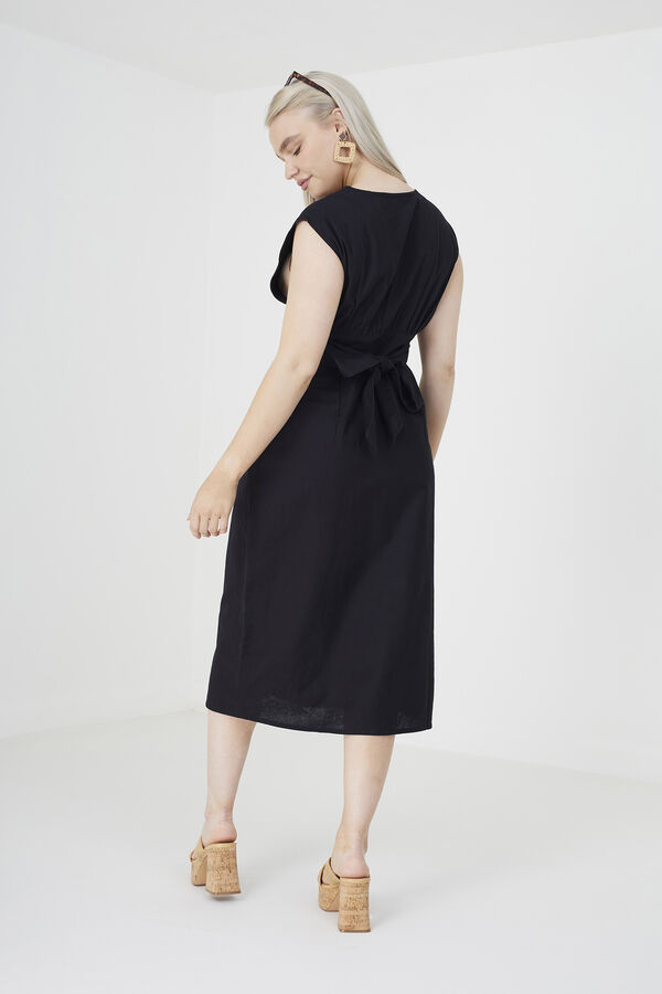 Brave Soul Vestido com la&ccedil;o nas costas preto