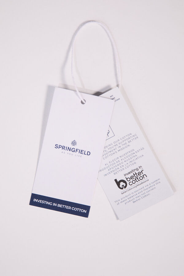 Springfield Su&eacute;ter Springfield com fecho-&eacute;clair azul