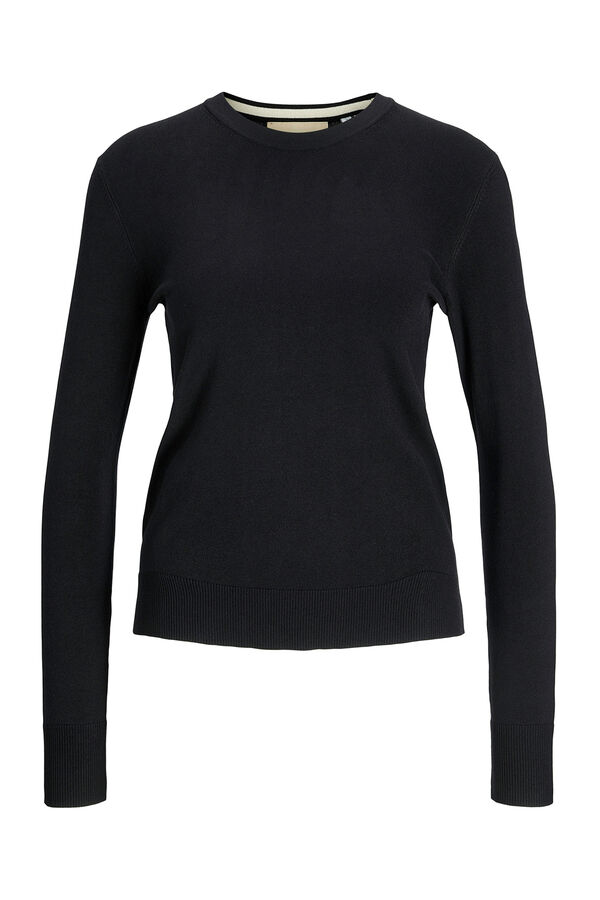 Jack & Jones Jersey punto slim fit negro