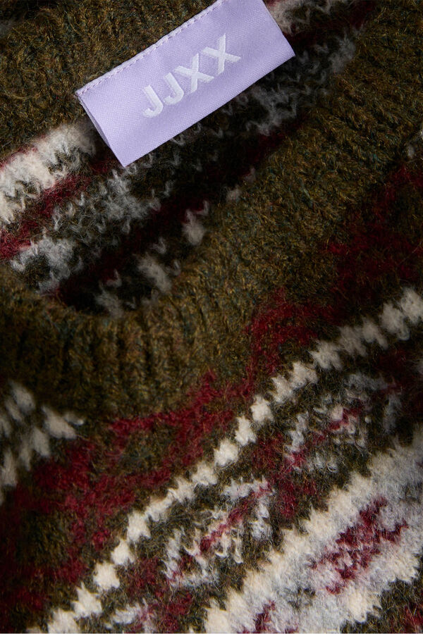 Jack & Jones Camisola de malha &eacute;tnica cru