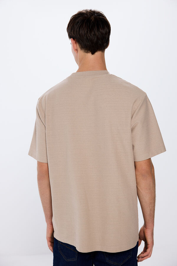 Springfield Camiseta rayas nude