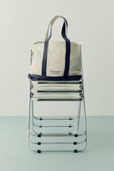 Springfield Bolsa de viaje tejido canvas marfil