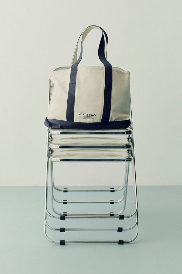 Springfield Bolsa de viaje tejido canvas marfil