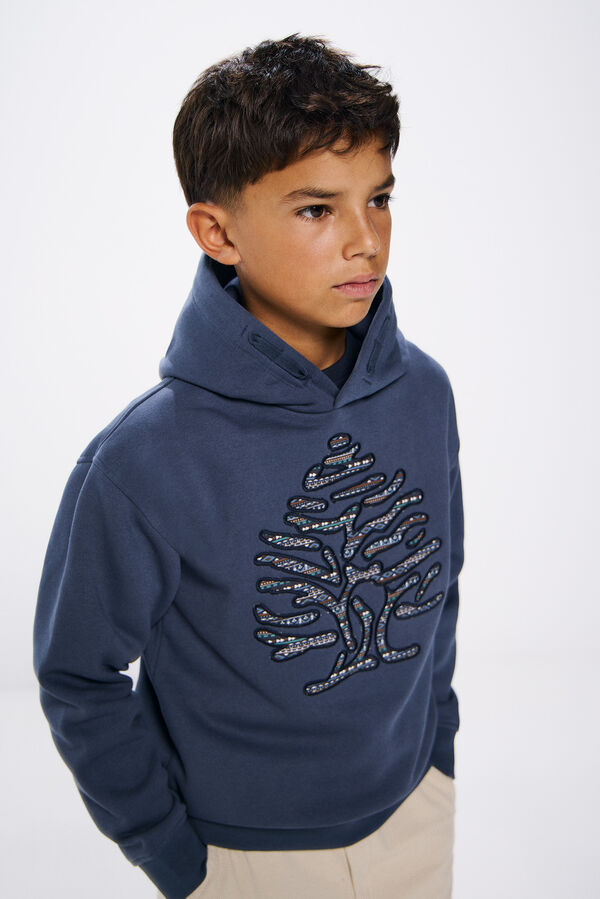 Springfield Kids Sudadera Arbol ni&ntilde;o azul