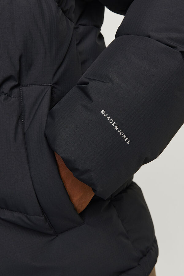 Jack & Jones Chaqueta acolchada cuello alto negro