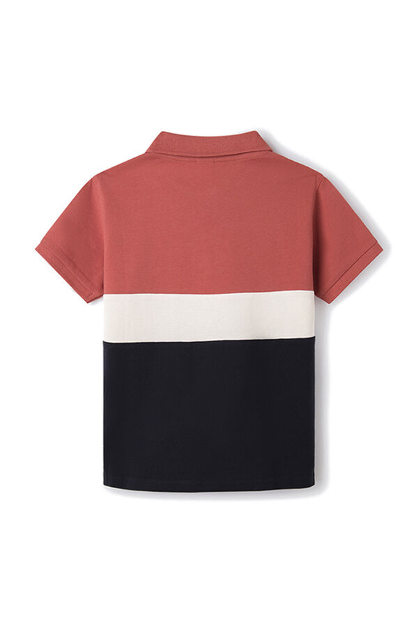 Springfield Polo color block niño naranja