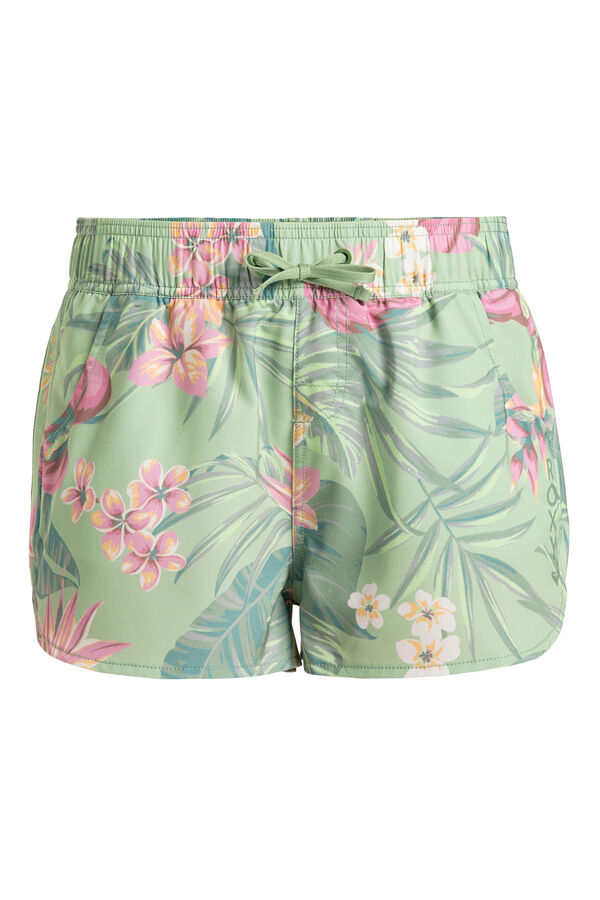 Roxy Calções de banho para mulheres verde