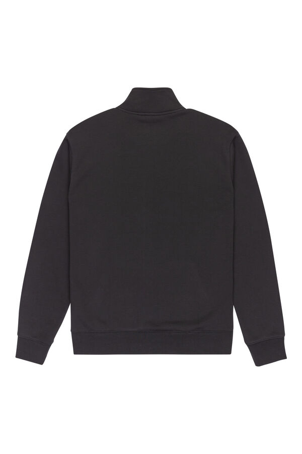 Quiksilver Zip No Hood - Polar con cremallera completa para hombre negro