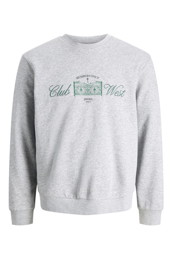 JJ REBEL Sudadera estampado frontal gris