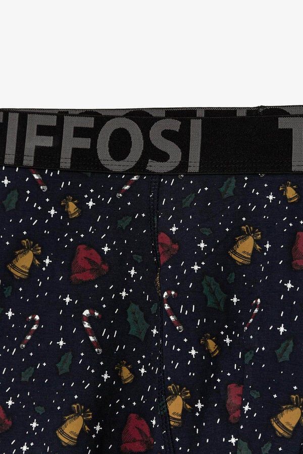 Tiffosi Boxers navide&ntilde;os blanco