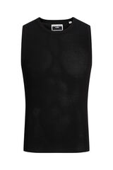 Jack & Jones Top de punto sin mangas negro