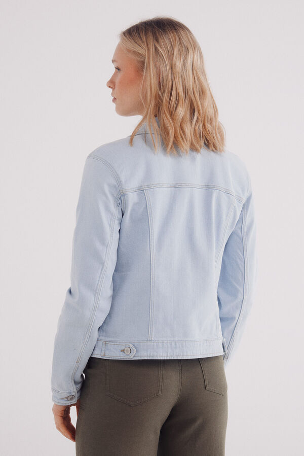 Springfield Cazadora vaquera algod&oacute;n azul