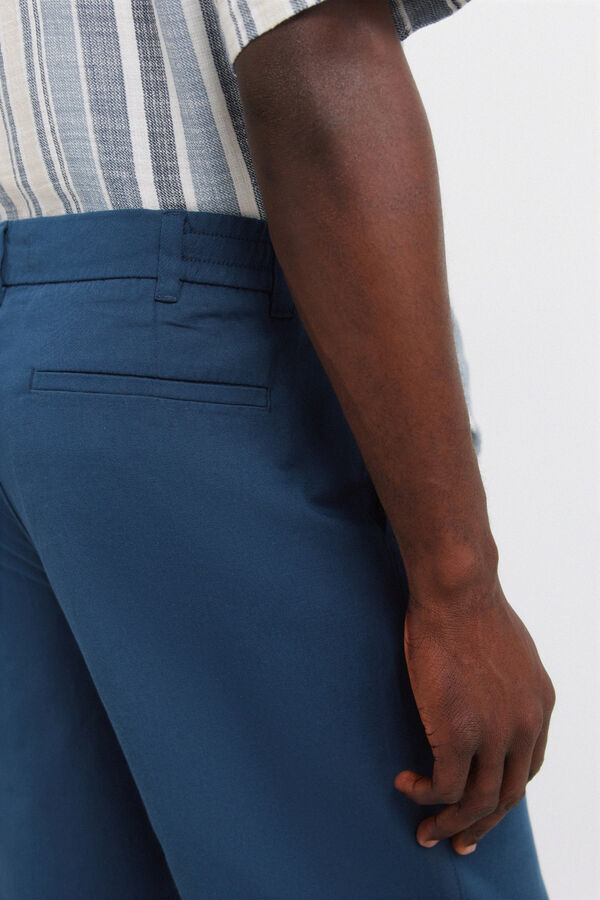 Springfield Pantal&oacute;n chino relaxed fit azul