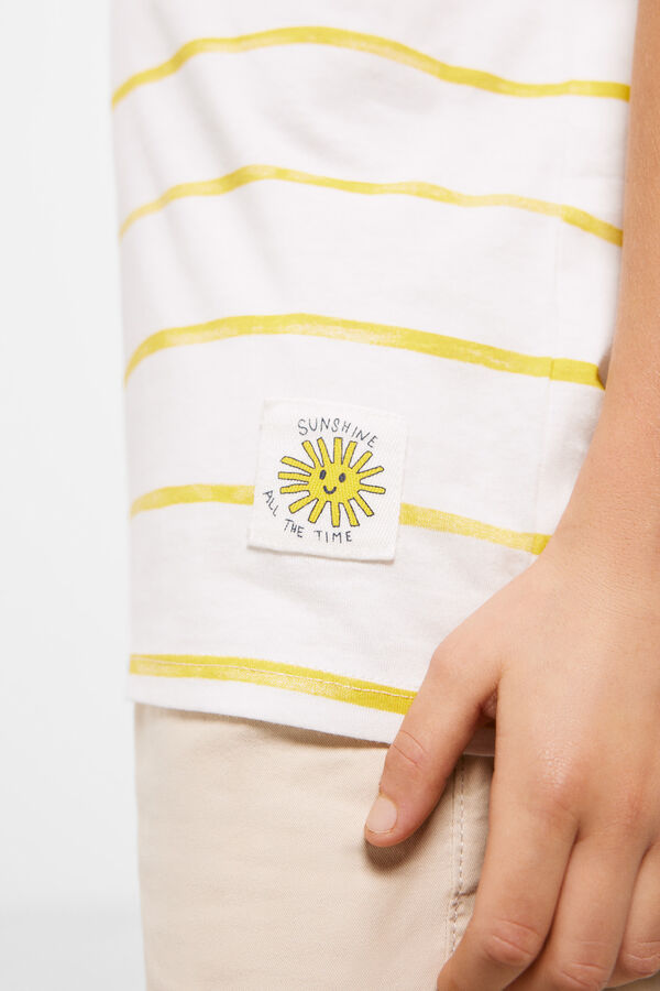 Springfield Kids T-shirt riscas menino vermelho