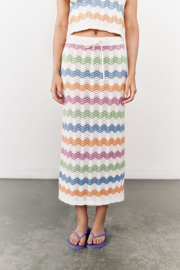 High Spirits Saia brilhante  vermelho